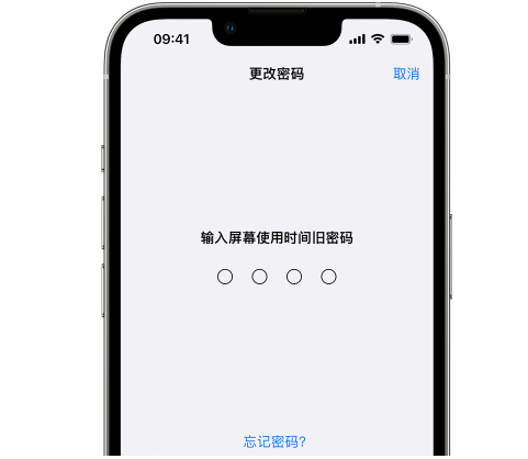 巴彦iPhone屏幕维修分享iPhone屏幕使用时间密码忘记了怎么办 