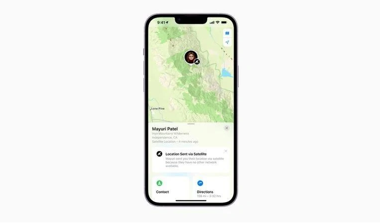 巴彦苹果14维修分享iPhone14系列中 FindMy功能通过卫星分享位置方法教程 