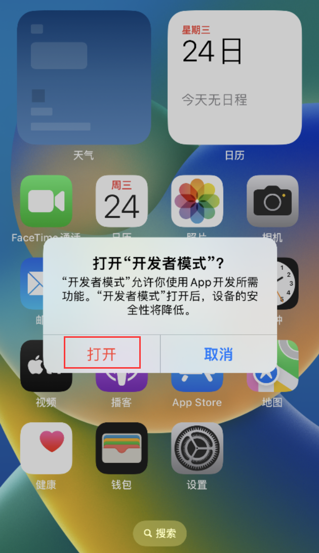 巴彦苹果手机维修分享如何打开开发者模式 
