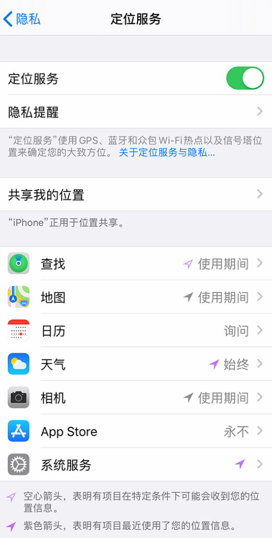 巴彦苹果手机维修分享iPhone 状态栏中时间显示为蓝色图标是什么情况 